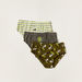 Snoopy Print Briefs with Elasticated Waistband - Set of 3-Boxers and Briefs-thumbnail-0
