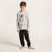 Juniors Graphic Print T-shirt and Pyjamas Set-Nightwear-thumbnail-0