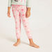 Juniors Unicorn Embroidered T-shirt and Full Length Pyjama Set-Nightwear-thumbnail-3