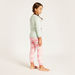 Juniors Unicorn Embroidered T-shirt and Full Length Pyjama Set-Nightwear-thumbnail-4