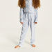Juniors Printed Long Sleeve Shirt and Pyjama Set-Pyjama Sets-thumbnail-2