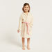 Juniors Solid Bathrobe with Hood and 3D Ears-Towels and Flannels-thumbnail-0