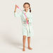 Juniors Hooded Bathrobe with Long Sleeves-Towels and Flannels-thumbnail-0