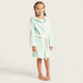 Juniors Hooded Bathrobe with Long Sleeves-Towels and Flannels-thumbnailMobile-1