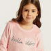 Juniors Embroidered Night Dress with Long Sleeves-Nightwear-thumbnail-2