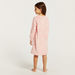 Juniors Embroidered Night Dress with Long Sleeves-Nightwear-thumbnail-3