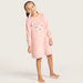 Juniors Printed Crew Neck Nightdress with Applique Detail-Pyjama Sets-thumbnail-1
