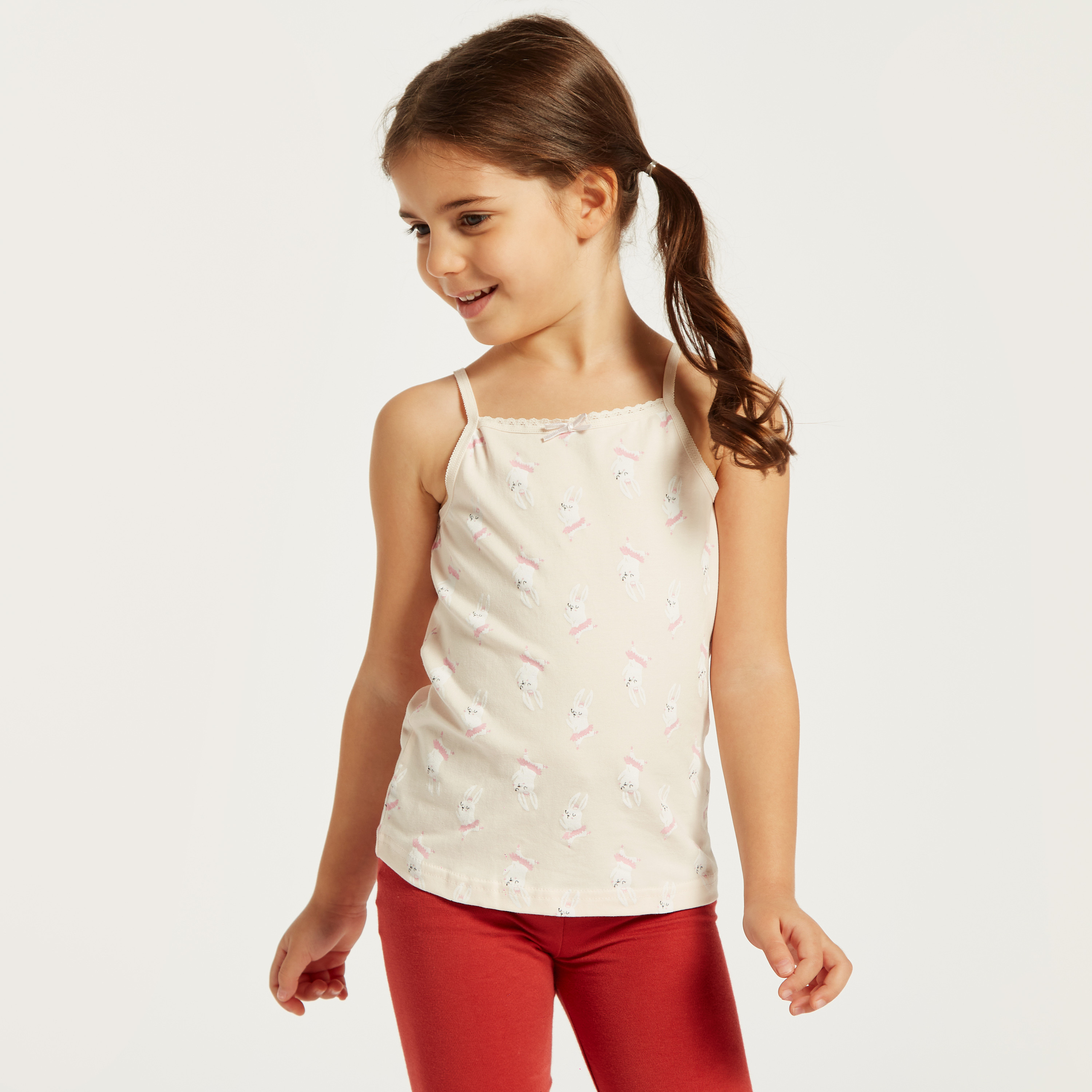 فيستات بطبعات من جونيورز - طقم من 3 قطع-girls-clothing-innerwear-vests-image-2