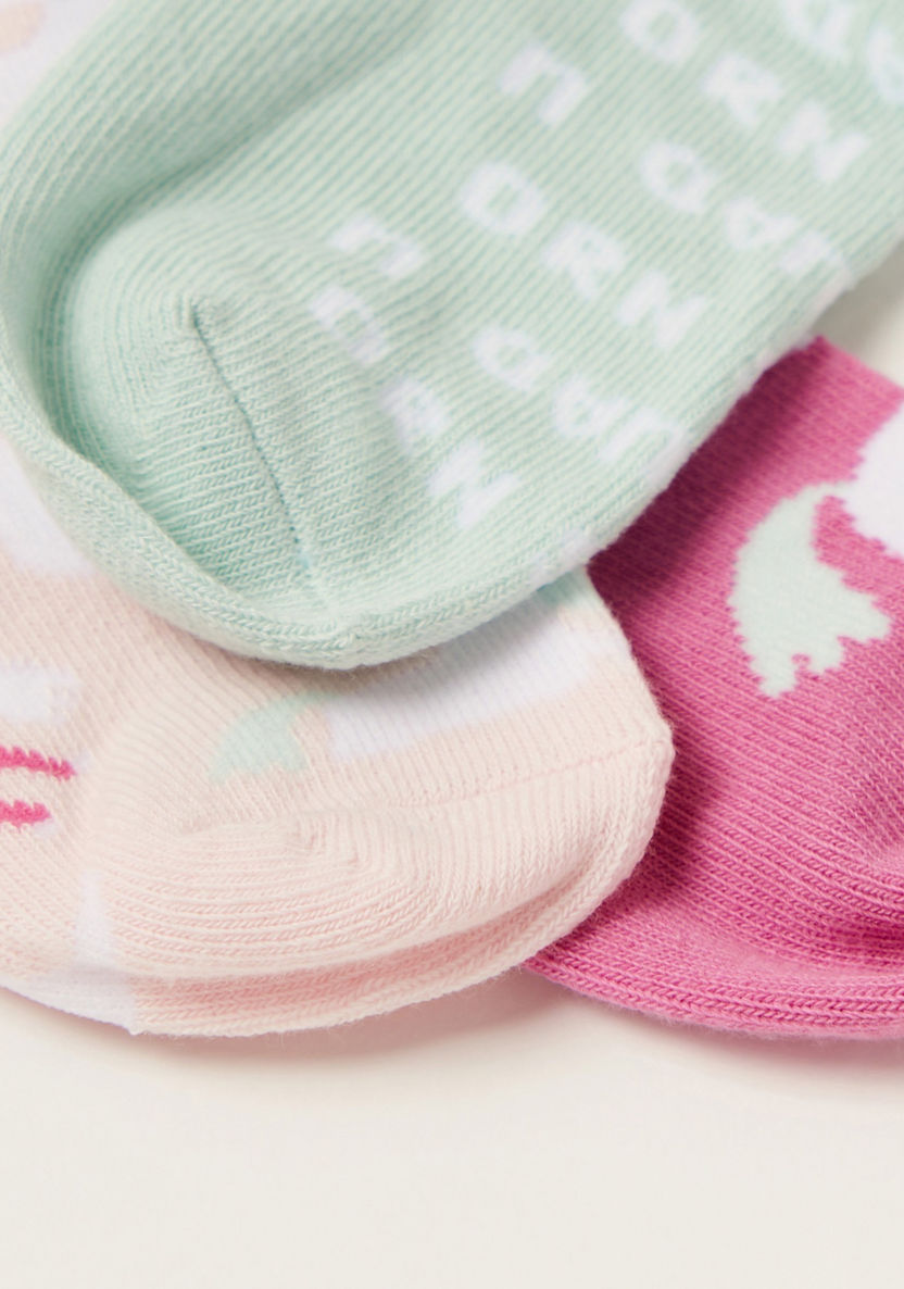 Juniors Printed Socks - Set of 3-Socks-image-3