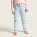 Barbie Print T-shirt and All-Over Printed Pyjamas Set-Pyjama Sets-thumbnail-3
