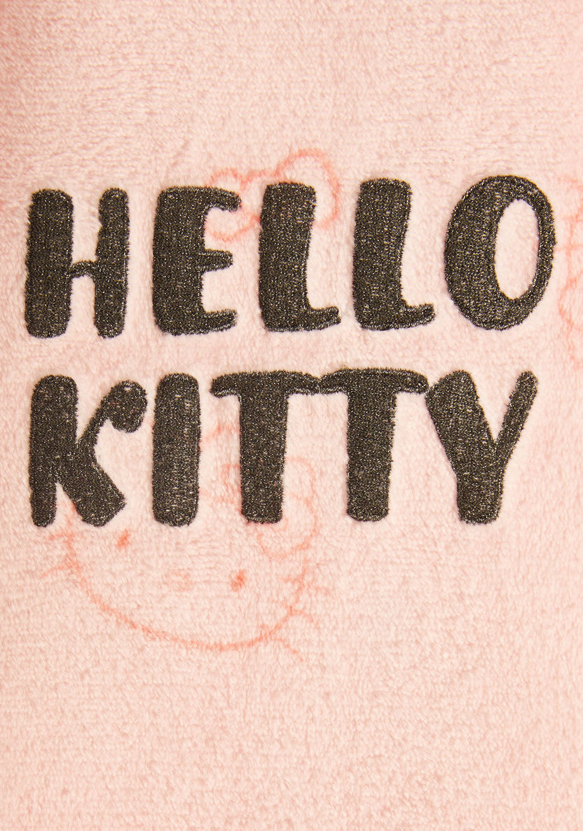 Sanrio Hello Kitty Print Night Dress with Long Sleeves-Pyjama Sets-image-2