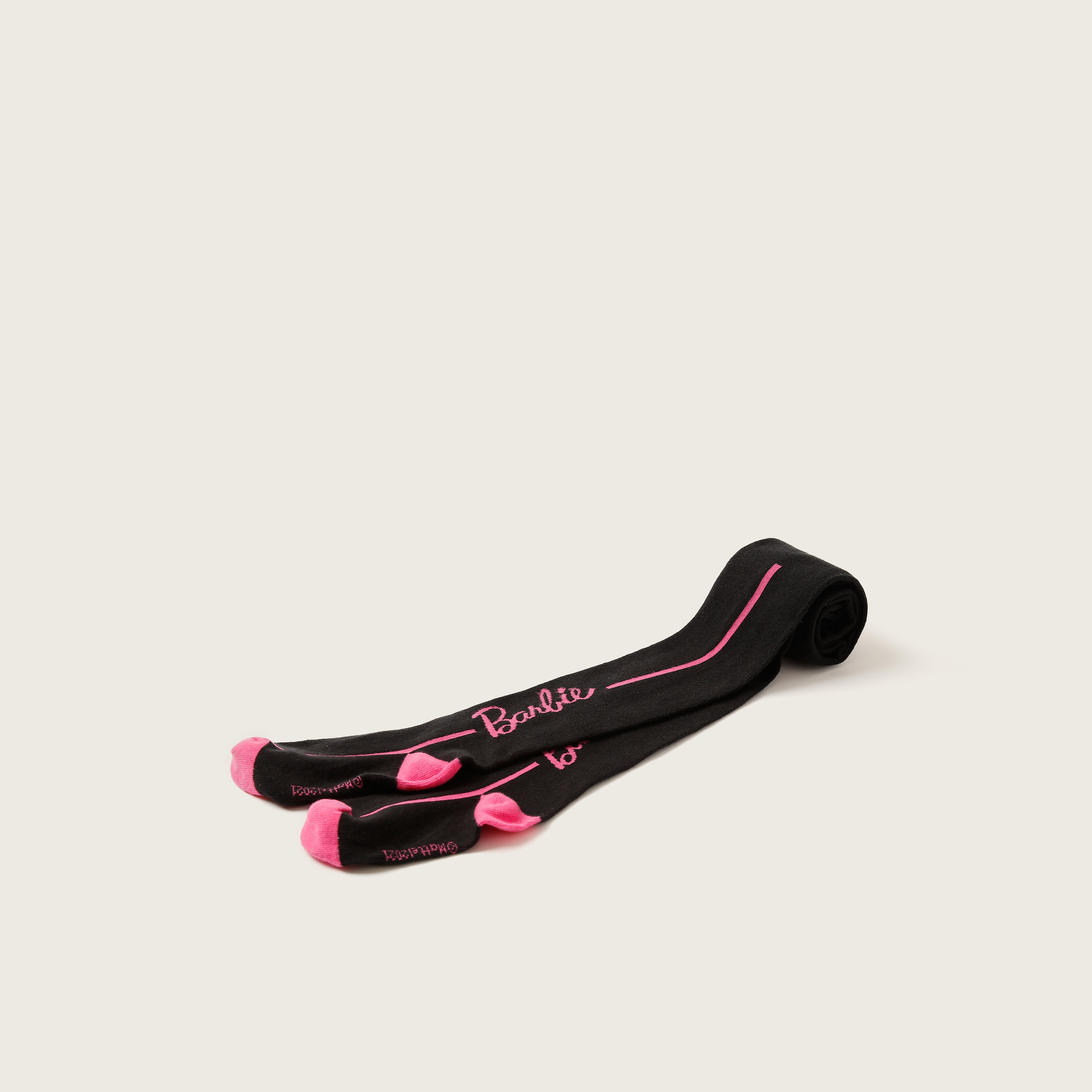Barbie Printed Tights with Elasticised Waistband-girls-accessories-socks-image-1