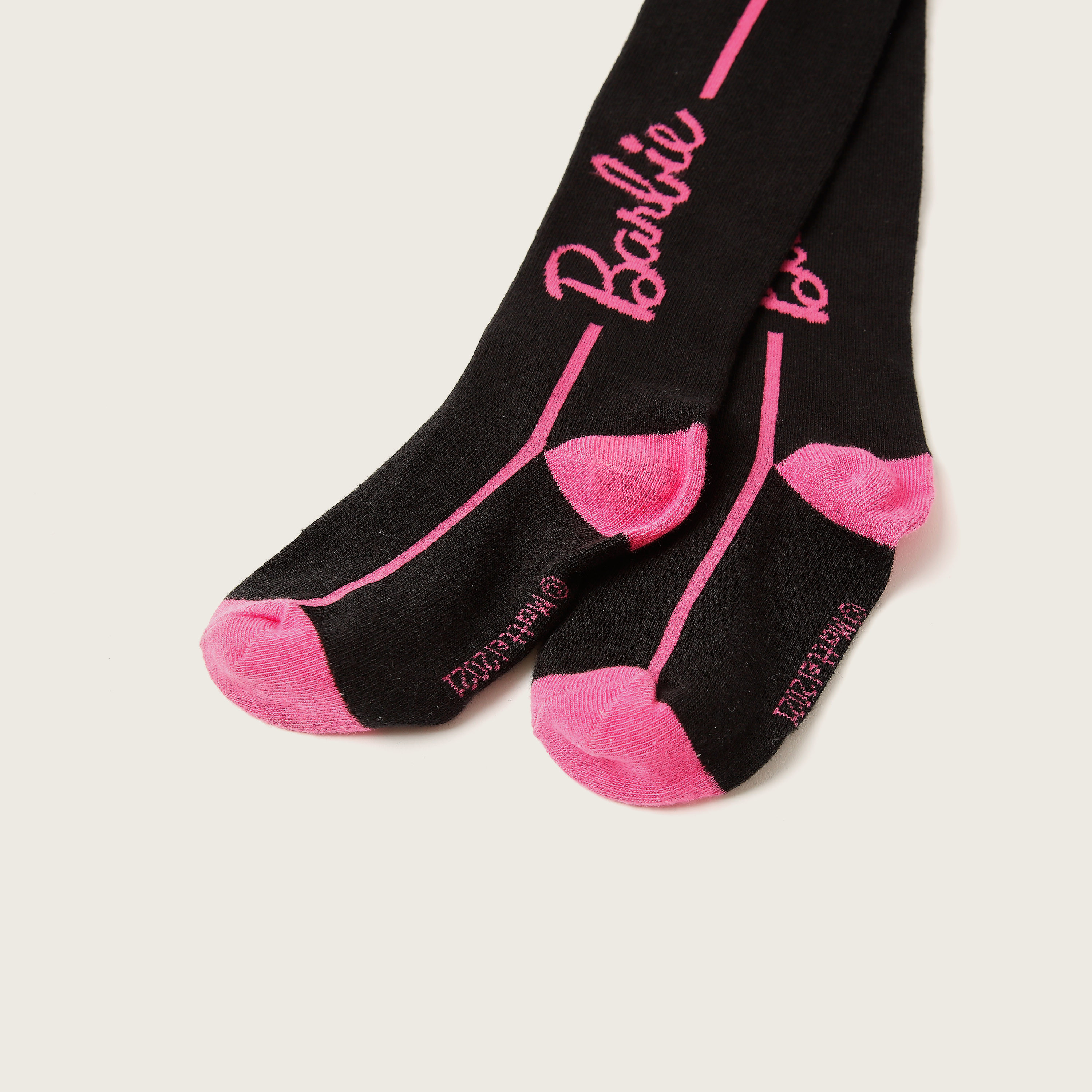 Barbie Printed Tights with Elasticised Waistband-girls-accessories-socks-image-2