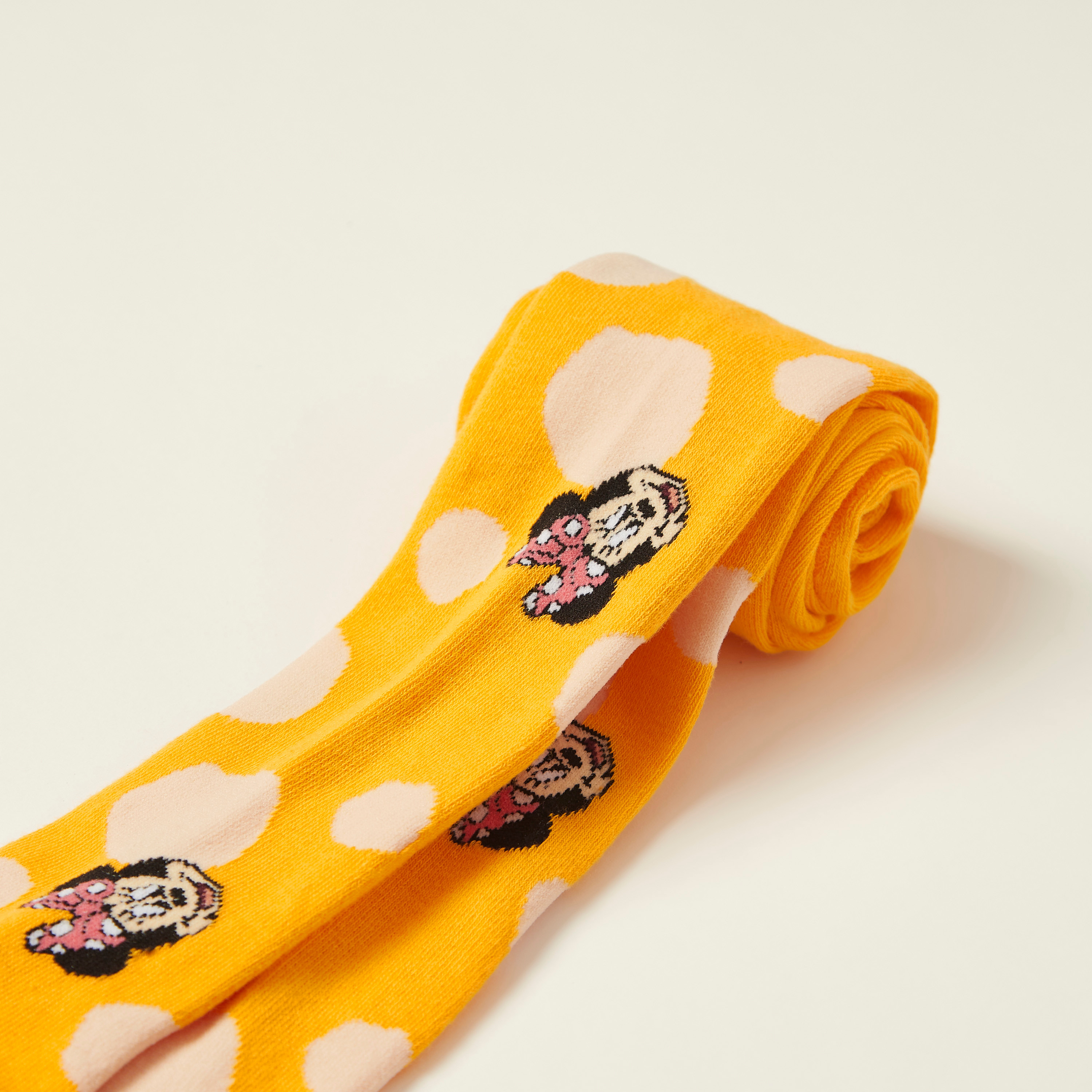 كولون بخصر مطاطي وطبعات ميني ماوس من ديزني-girls-accessories-socks-image-2