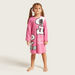 Snoopy Print Night Dress with Long Sleeves-Pyjama Sets-thumbnail-2