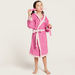 Juniors Unicorn Print Bathrobe with Long Sleeves and Pockets-Towels and Flannels-thumbnail-0