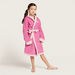 Juniors Unicorn Print Bathrobe with Long Sleeves and Pockets-Towels and Flannels-thumbnail-1
