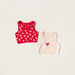 Juniors Heart Print Sleeveless Vest with Racerback - Set of 2-Vests-thumbnail-0