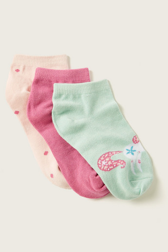 Juniors Printed Socks - Set of 3