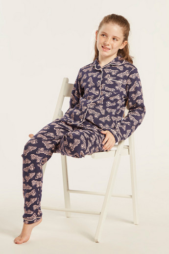 All-Over Barbie Print Sleepshirt and Pyjamas Set
