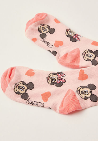 Disney Mickey Mouse and Minnie Mouse Print Tights