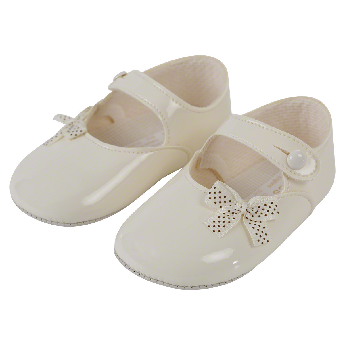 Mary Jane Shoes with Polka Bow-baby-girls-shoes-closedshoes-image-2