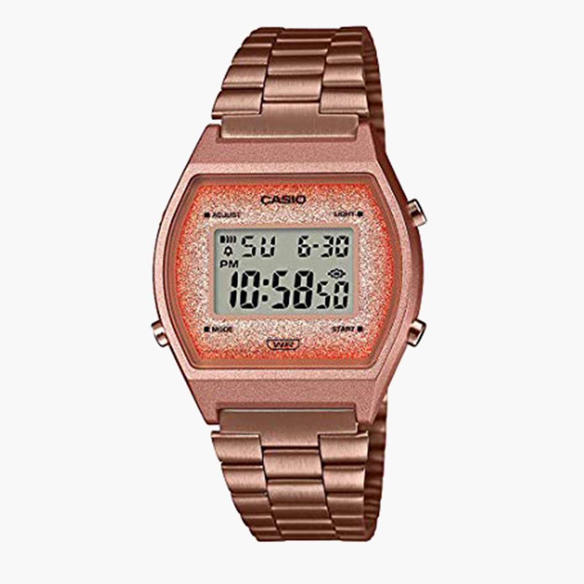 Casio Women Rose Gold Digital Metal Strap Watch -B640WCG-5DF-women-watchesandjewellery-watches-image-1