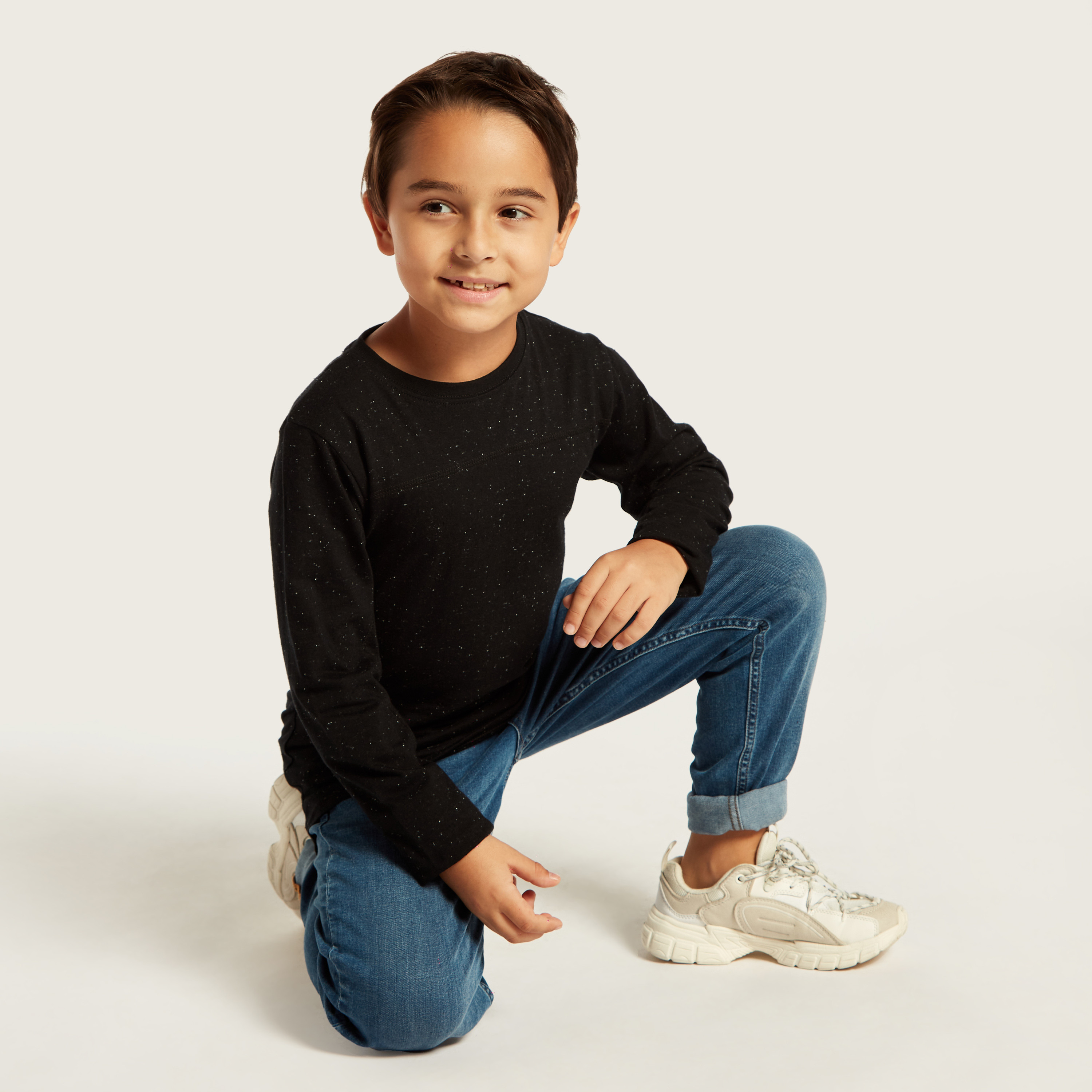 Juniors All-Over Printed T-shirt with Long Sleeves-boys-clothing-tshirtsandpolos-image-1