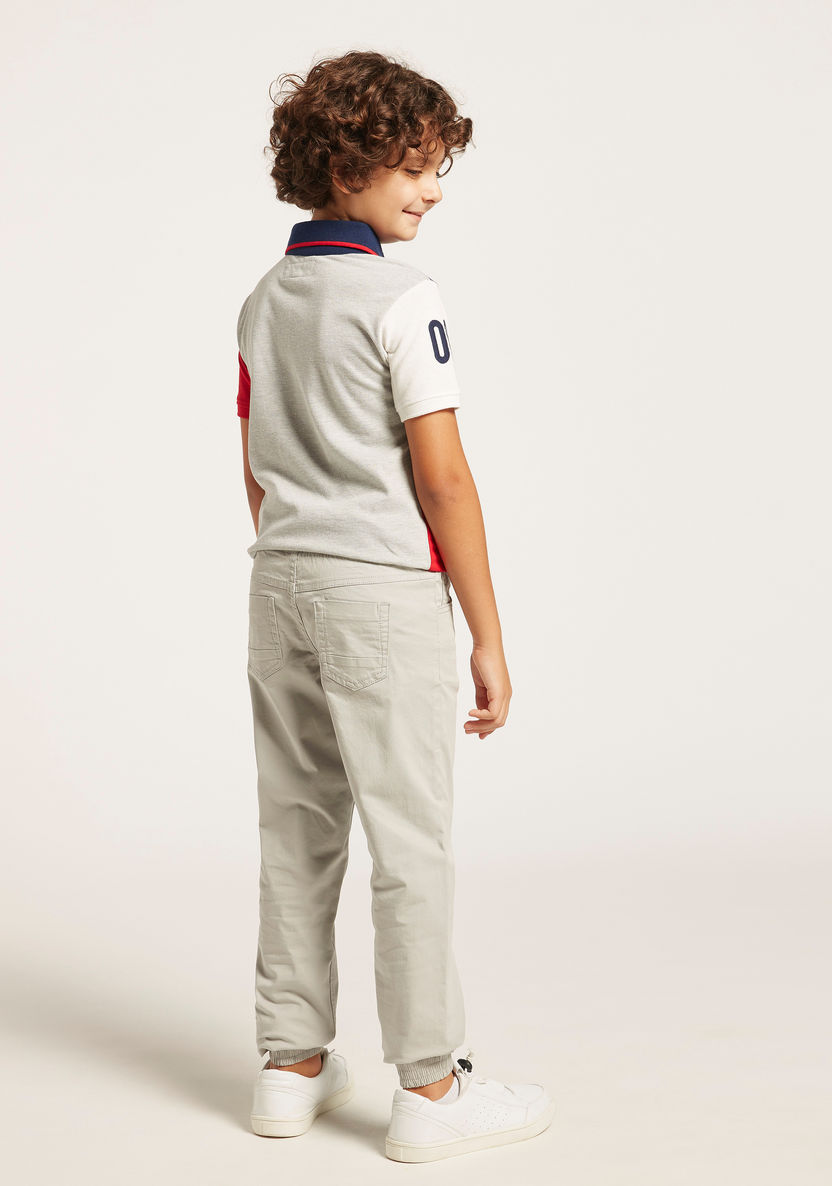 Juniors Solid Pants with Pockets and Drawstring Closure-Joggers-image-3