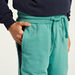 Juniors Panelled Jog Pants with Pockets and Drawstring Closure-Joggers-thumbnail-2