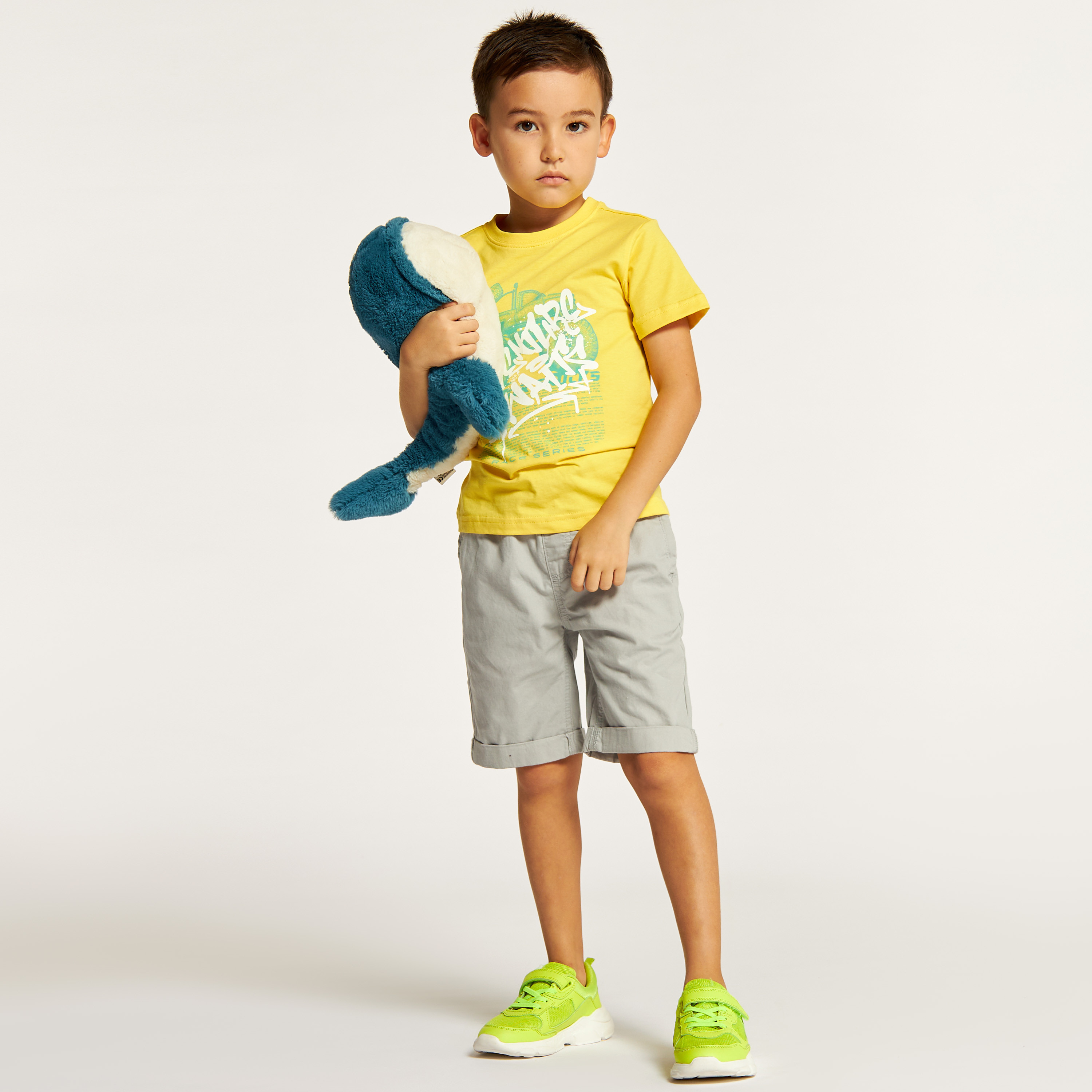 شورت سادة بجيوب ورباط إغلاق من جونيورز-boys-clothing-bottoms-shorts-image-1