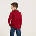 Juniors Textured Pullover with Long Sleeves-Sweaters and Cardigans-thumbnail-3