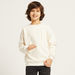 Juniors Textured Round Neck Sweatshirt with Long Sleeves-Sweatshirts-thumbnail-1