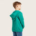 Juniors Printed Zip Through Sweater with Long Sleeves and Hood-Sweaters and Cardigans-thumbnail-3