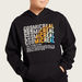 Juniors Graphic Print Hooded Pullover with Long Sleeves and Pockets-Sweaters and Cardigans-thumbnail-2