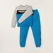 Juniors Graphic Print Sweatshirt and Jog Pants Set-Clothes Sets-thumbnail-0