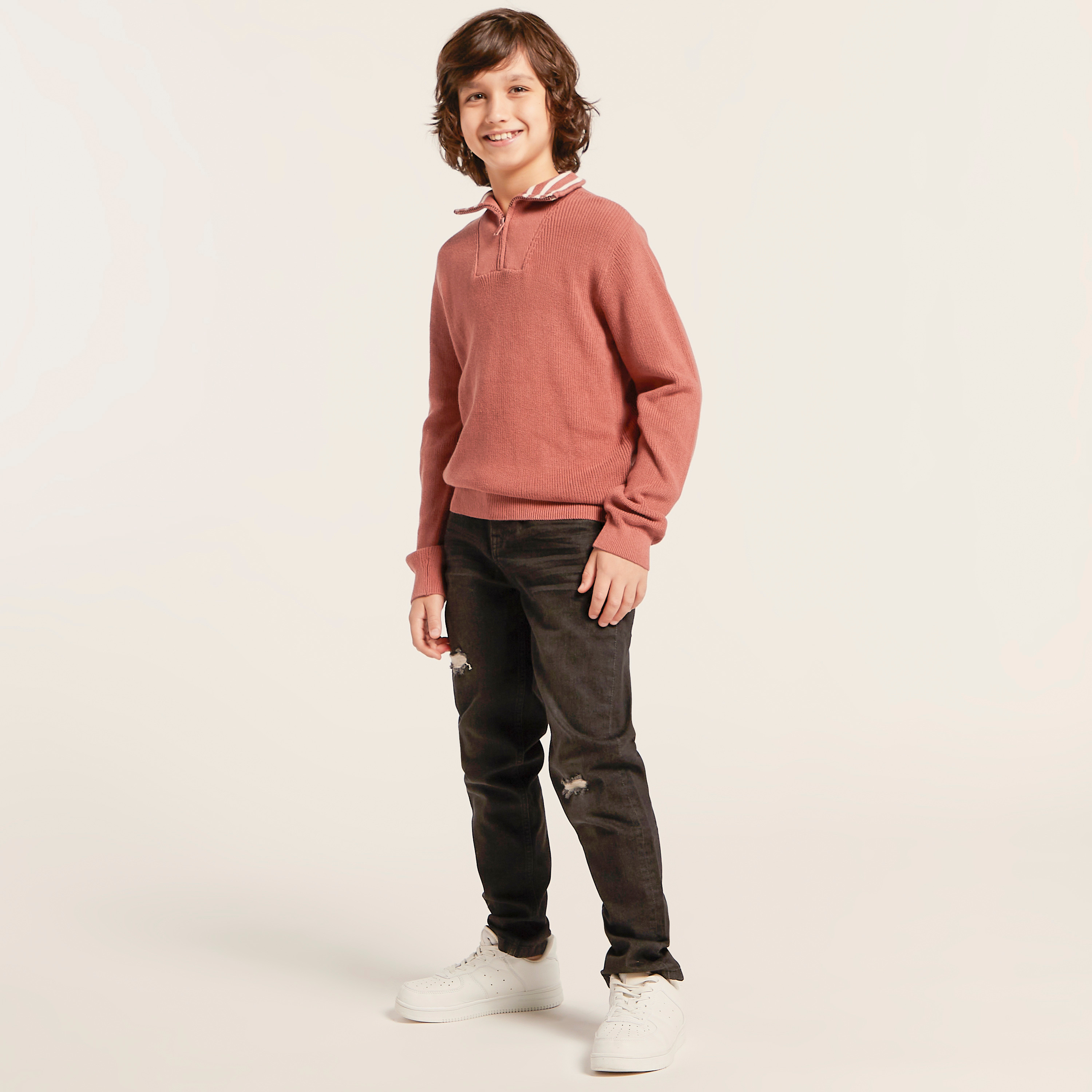 بنطلون جينز بقصّة عادية للأولاد من جونيورز-boys-clothing-bottoms-jeans-image-2