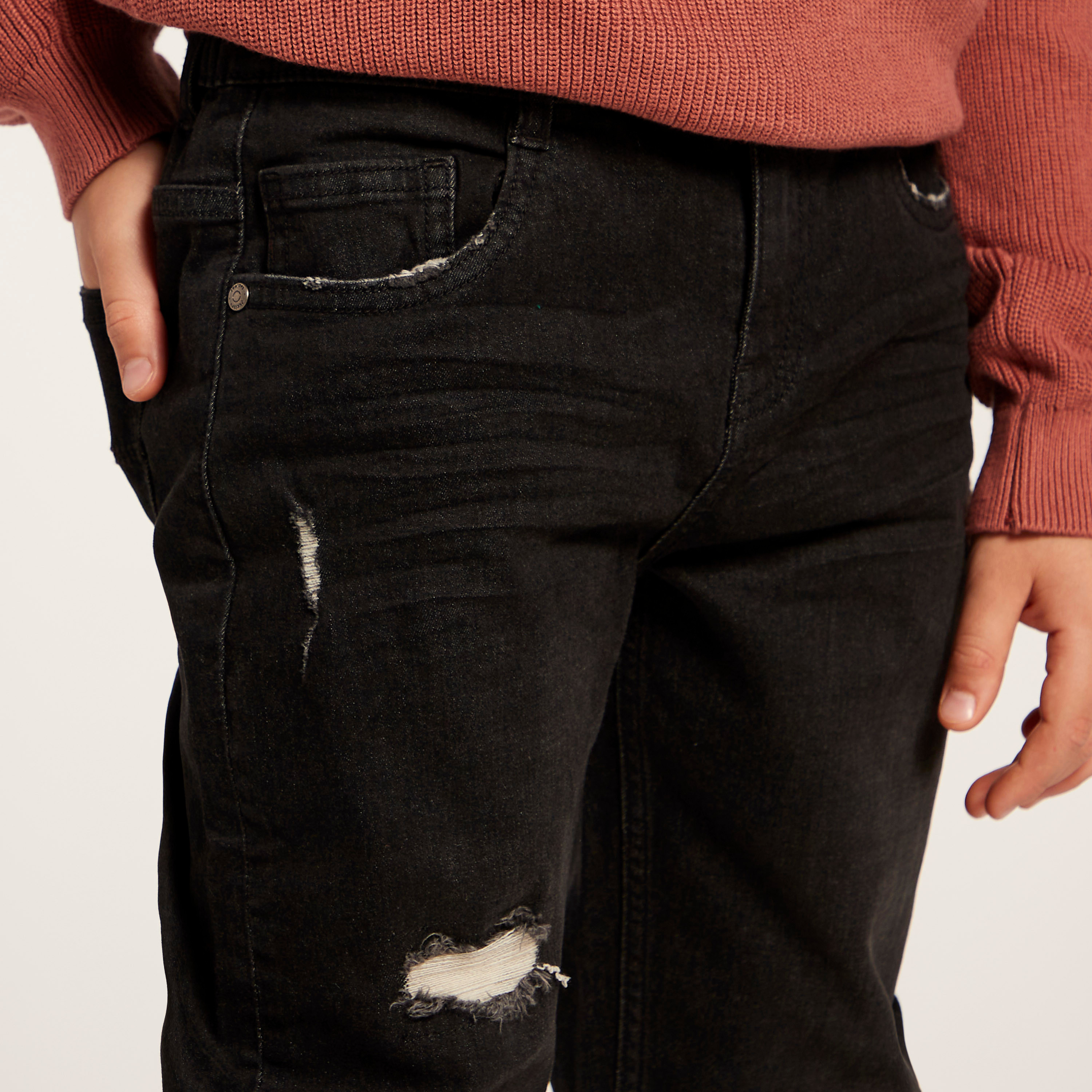 بنطلون جينز بقصّة عادية للأولاد من جونيورز-boys-clothing-bottoms-jeans-image-3