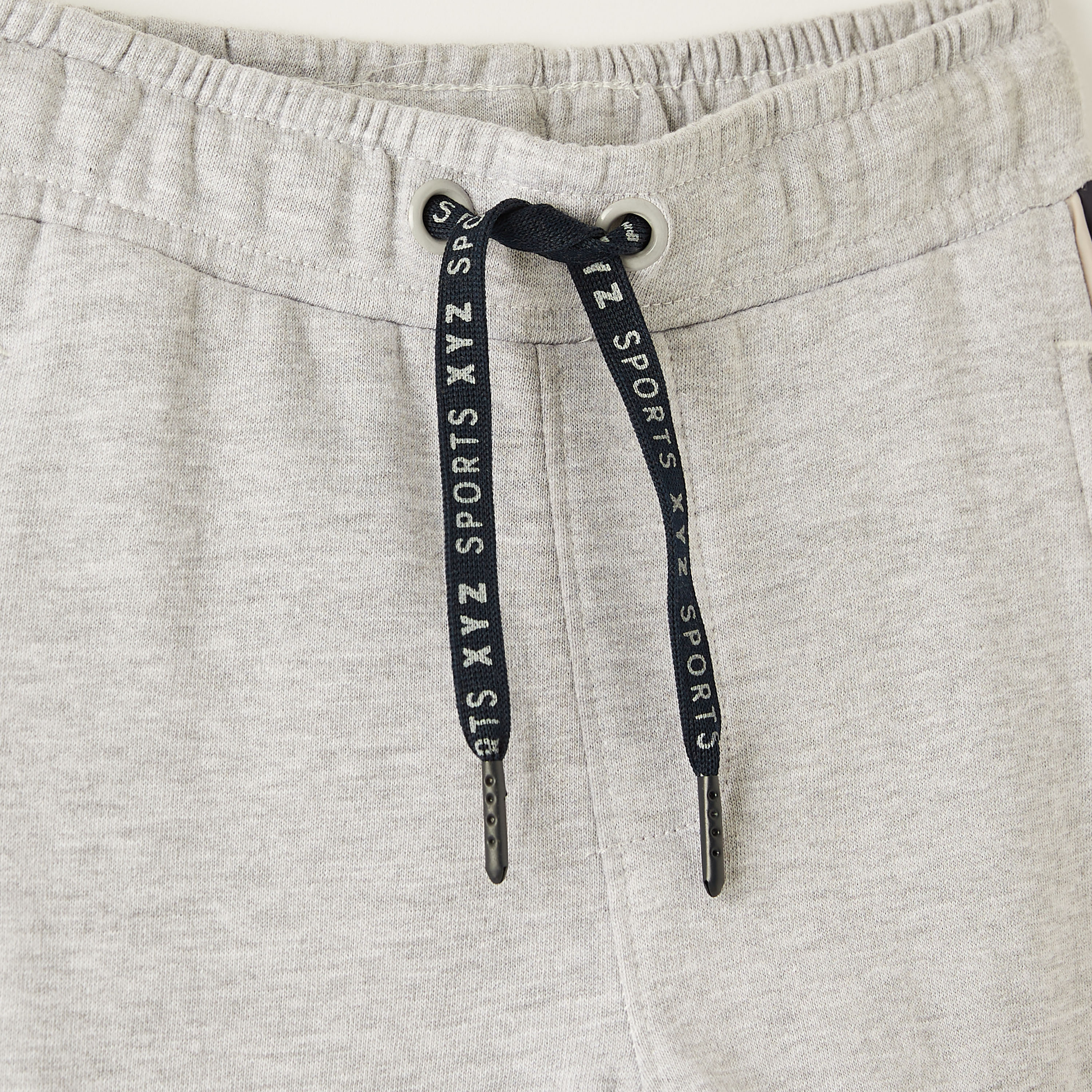 XYZ Printed Jog Pants with Pockets and Drawstring Closure-boys-clothing-bottoms-joggersandtrackpants-image-2