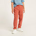 Solid Knit Pants with Pockets and Elasticated Waistband-Pants-thumbnailMobile-1