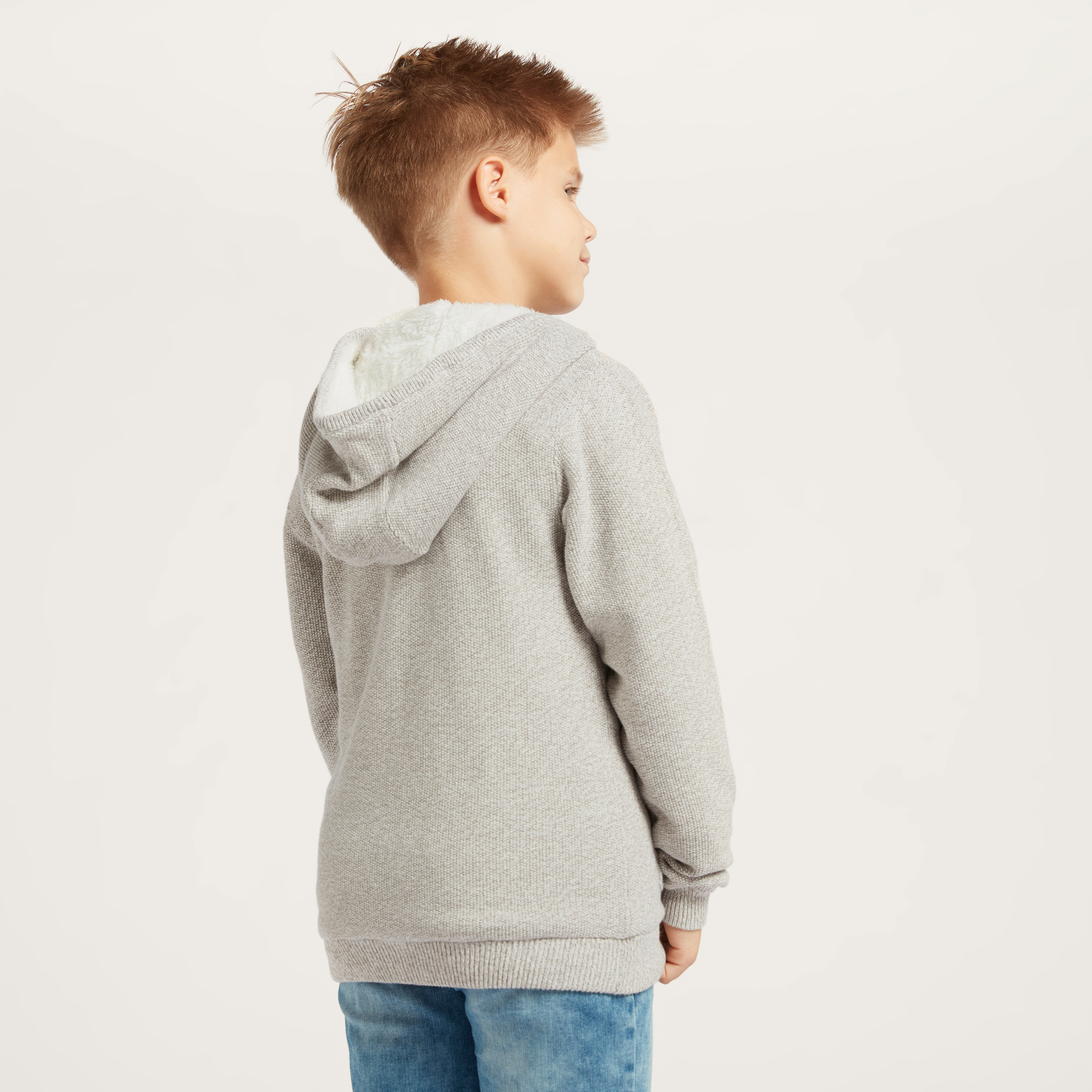 كارديجان بارز الملمس بقبعة وأكمام طويلة وجيوب-boys-clothing-jumpersandcardigans-image-4