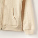 Textured Zip Through Hoodie with Long Sleeves-Sweaters and Cardigans-thumbnail-1