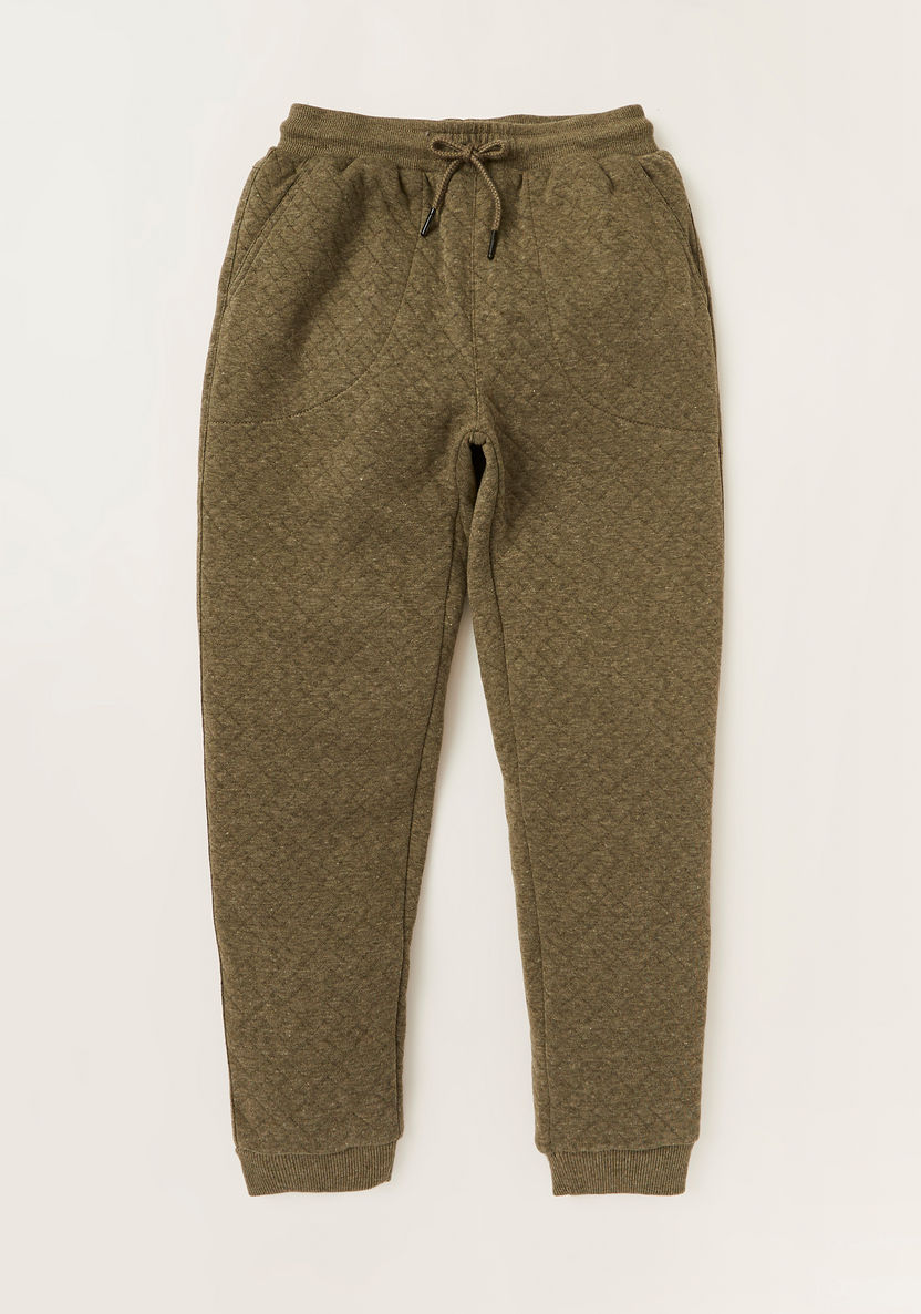 Eligo Textured Sweatshirt and Jog Pants Set-Clothes Sets-image-1