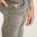 Lee Cooper Full Length Jeans with Pockets and Zip Closure-Joggers-thumbnail-2