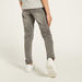 Lee Cooper Full Length Jeans with Pockets and Zip Closure-Joggers-thumbnail-3