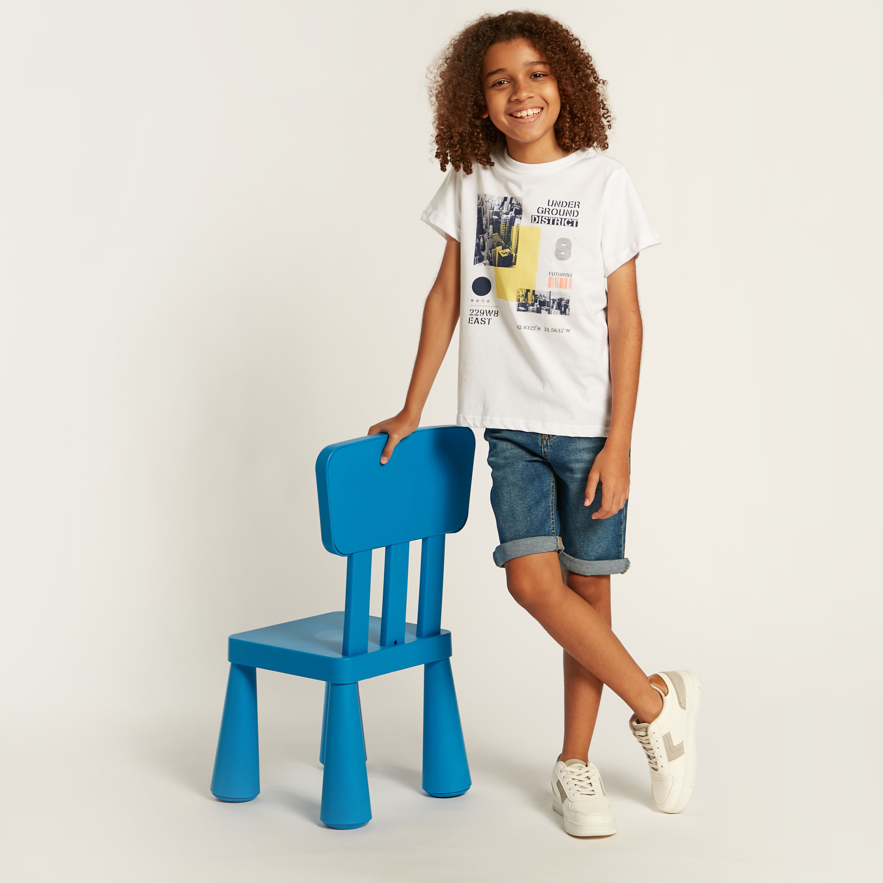 شورت دنيم بقصّة عادية من لي كوبر-boys-clothing-bottoms-shorts-image-1