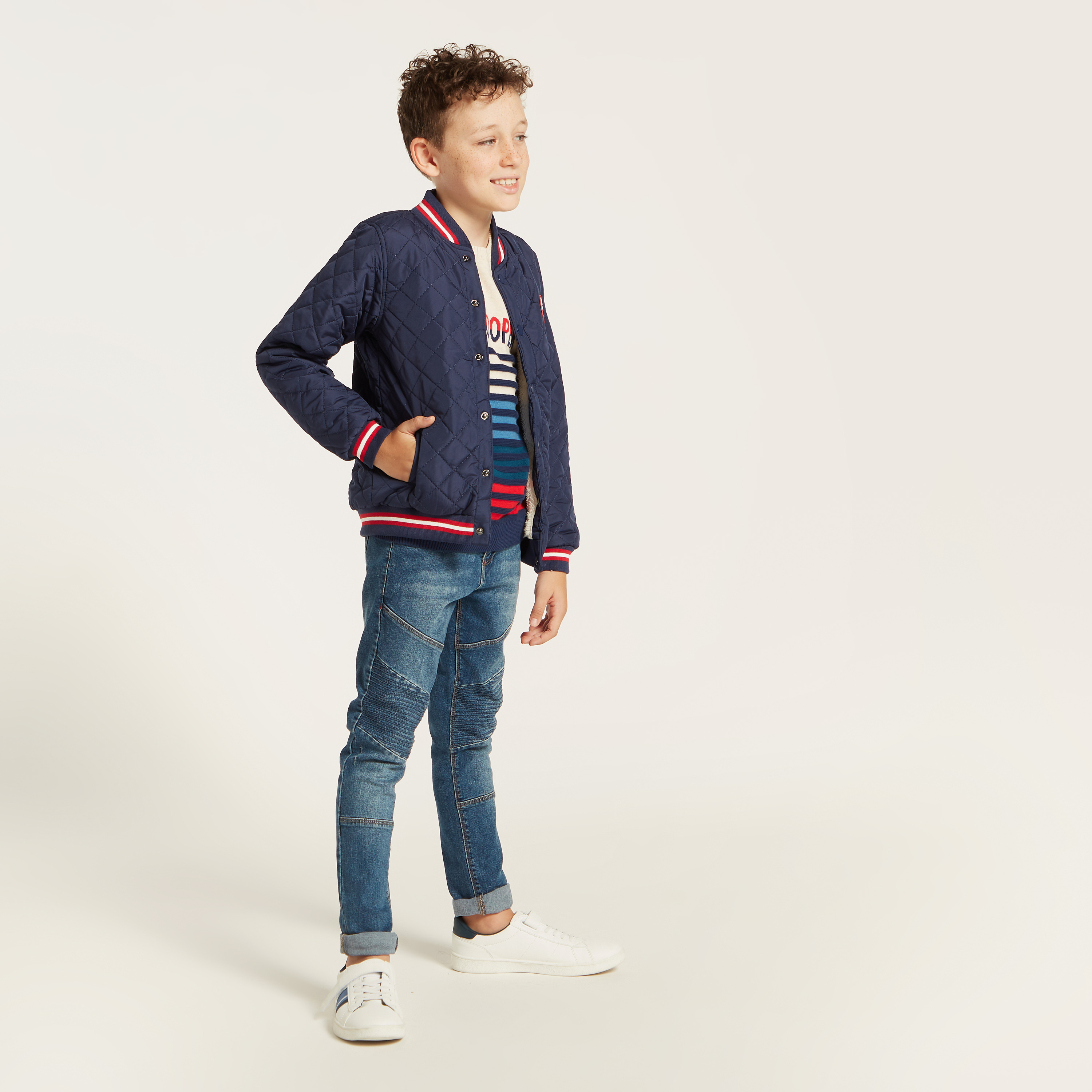 جاكيت بأكمام طويلة وسحّاب إغلاق من لي كوبر-boys-clothing-jacketsandcoats-image-1
