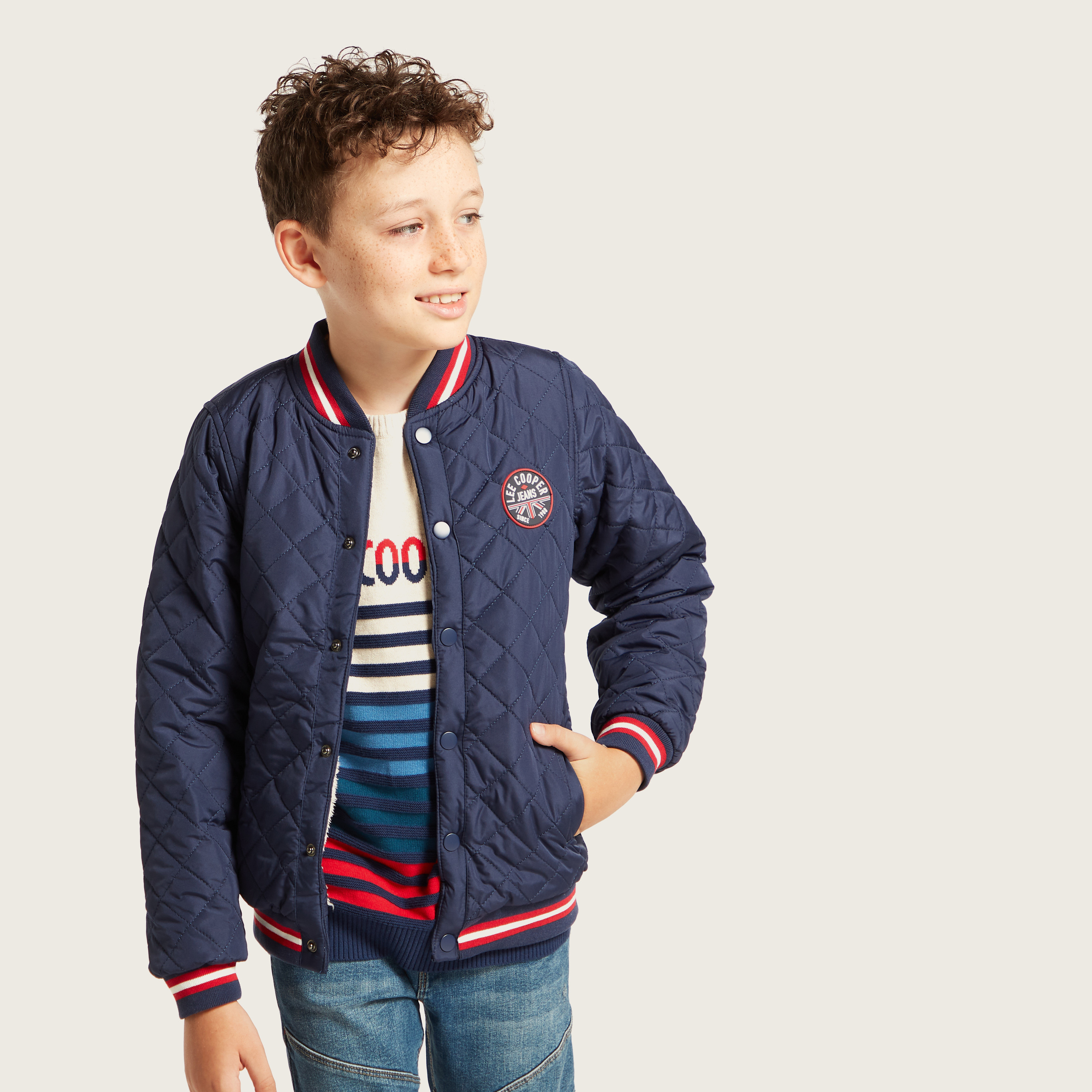 جاكيت بأكمام طويلة وسحّاب إغلاق من لي كوبر-boys-clothing-jacketsandcoats-image-2