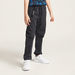 Iconic Solid Pants with Drawstring Closure and Pockets-Pants-thumbnail-0
