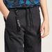 Iconic Solid Pants with Drawstring Closure and Pockets-Pants-thumbnail-2